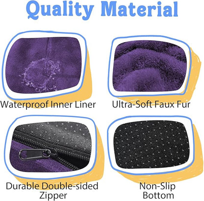 Washable Orthopedic Dog Bed for Medium Large Size Dogs with Removable Orthopedic Foam- Memory Foam Pet Couch Sofa Cover Waterproof Bolsters