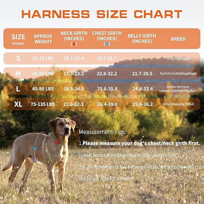 Dog Harness for Large Dogs Heavy Duty, No Pull Tactical Dog Harness with Molle System, Easy On and Off Service Dog Vest, Breathable Padded, Adjustable Reflective Pet Vest for Walking Hiking Training