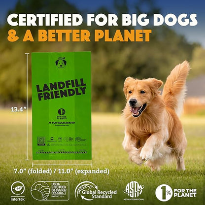 Doggy Do Good Landfill-Friendly Poop Bags | Dog Waste Bags Made with 50% Recycled Plastic + 15% Biobased Material | Unscented, Thick, Leak-Proof, Easy Open | Standard Size | 360 Count Bulk Box