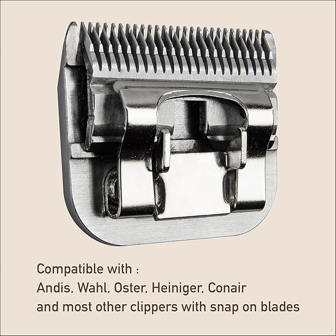 FURZONE 30 Blades for Dog Grooming, Size 30 1/50" Dog Clipper Blade, Made of Extra Durable Japanese Steel, Compatible with Most Andis, Oster, Wahl A5 Clippers