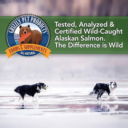 Grizzly Pet Products Salmon Plus Omega 3-6-9 Food Supplement for Dogs and Cats, 32 Ounce