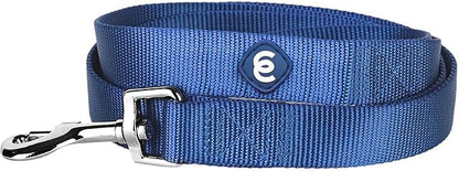 Blueberry Pet Essentials Royal Blue Dog Leash for Small -5' * 5/8" Dogs | Heavy Duty Nylon Lead | Lightweight Puppy & Cat Leash for Walking & Training