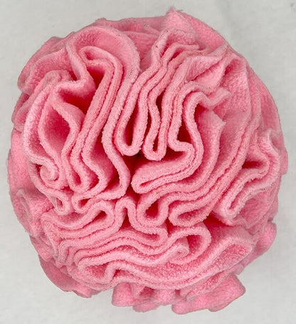 Glory To Dog Medium Breed Snuffle Interactive Foraging Dog Puzzle Ball Toy Pink Large
