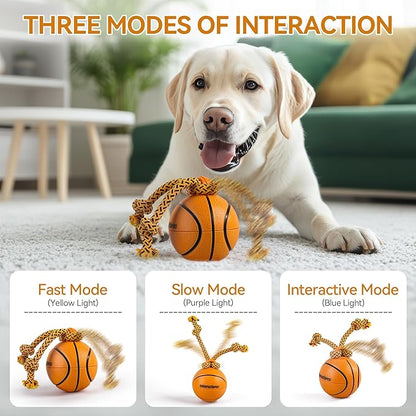 ALL FOR PAWS Interactive Dog Ball Toys, Moving Dog Ball Toy for Boredom, Puppy Enrichment Toy for Mental Stimulation Motion Activated Spinning Balls for Small Medium Large Dogs, USB Rechargeable