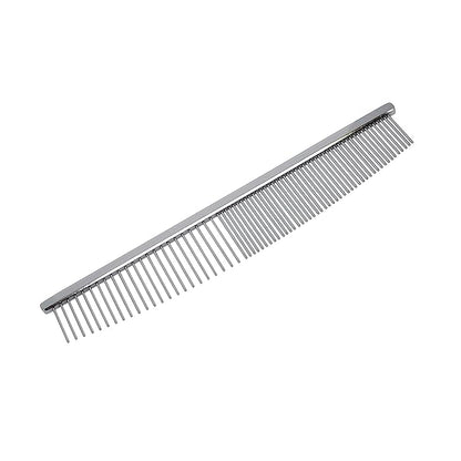 Groomer’s Best Friend - Luna Series - Half Moon Pet Grooming Comb – 440C Hardened Steel Professional Comb for Dogs & Cats – Durable, Rust-Resistant, Precision Grooming Tool