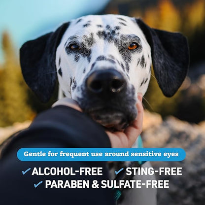 Veterinary Formula Smart Coat Complex Eye + Face Wipes for Dogs & Cats, 100 ct – Gently Remove Tear Stains, Clean Facial Fur & Eye Discharge, Fragrance-Free, Pre-Moistened