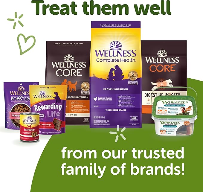 WHIMZEES Wellness Hedgehog Dog Dental Treats, Large Size, (6 Count)