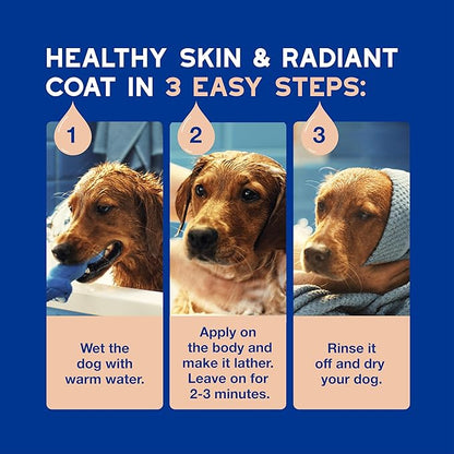DOUXO® Skin & Coat SPA - Ultra-Safe Dog Shed Control Shampoo, 16 fl oz, Reduces Excessive Shedding, Cleans and Hydrates The Skin, Leaves The Coat Soft, Strengthened and Radiant