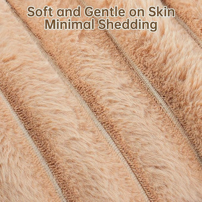 Donut Dog and Cat Bed, Luxurious Comfortable Faux Rabbit Fur Pet Beds, Round Anti-Anxiety Calming Puppy Kitten Bed with Anti-Slip Bottom for Small Medium Large Dogs & Cats(36", Brown)