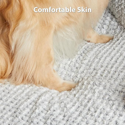 Orthopedic Dog Bed for Extra Large Dogs, Egg Crate Foam Bed for Extra Large Dogs, Equipped with Removable Waterproof Pillow Cover and Anti-Slip Bottom, Pet Bed