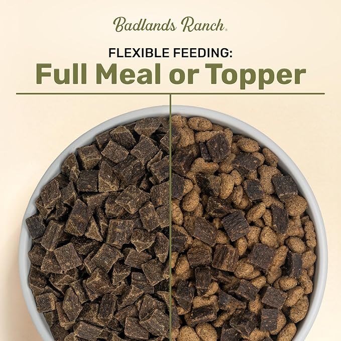 BADLANDS RANCH by Katherine Heigl – Superfood Complete Air-Dried Beef Dog Food – High Protein with Superfoods for Daily Wellness & Consistent Nutrition – 24 oz