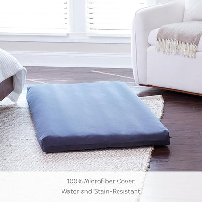 Happy Hounds Cooper Deluxe Reversible Crate Pad - Extra Large - Denim