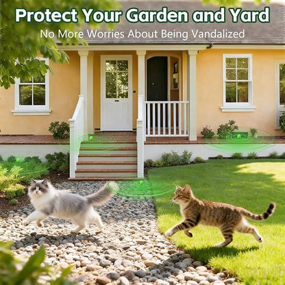 iALTERLL Cat Repellent Outdoor to Keep Cats Away (12Pack) Natural Peppermint Oil Cat Deterrent Outdoor and Indoor Green