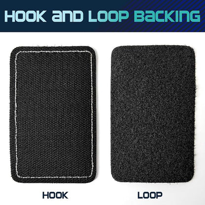 TACVEL 2 Pieces Rescue Dog Nervous Give Me Space Dog Patches, Service Dog Patches with Hook Backing for Service Animal Vests, Harnesses