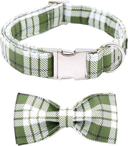 ARING PET Bowtie Dog Collar, Dog Collar with Bow, Adjustable Dog Collars for Small Medium Large Dogs.