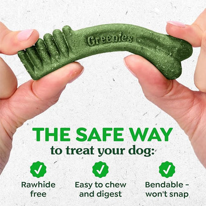 Greenies Veterinarian-Recommended Natural Dental Dog Treats Teenie Size, Original Flavor, 3 oz. Pack, 11 Count