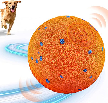 Bsyisoue Interactive Dog Toys – Automatic Moving Dog Ball, Auto Bounce & Roll, Chew-Resistant E-TPU, IPX7 Waterproof, 3 Play Modes, One-Click, USB Rechargeable – Indoor/Outdoor for Med/Lg Dogs