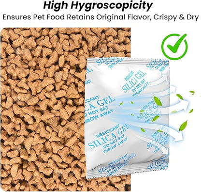 aidowocam Pet Food Desiccant Bag, Replaced Desiccant for Automatic Cat dog Feeders, Keep Cat Food Dog Dry and Fresh- 6 Packs