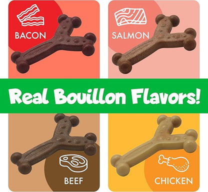 Chew'ems Durable Chewy Dog Toys | Long-Lasting & Flavorful Chew Dog Toys, Large Dog Breeds | Large Dogs, Chicken-Flavored