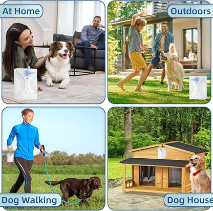 Anti Barking Devices, 3 Modes Ultrasonic Bark Box, Dog Bark Deterrent Devices, Dog Barking Stopper, Anti Barking Device for Dogs Long Range 50ft, Barking Control Devices for Dog Training in Outdoor