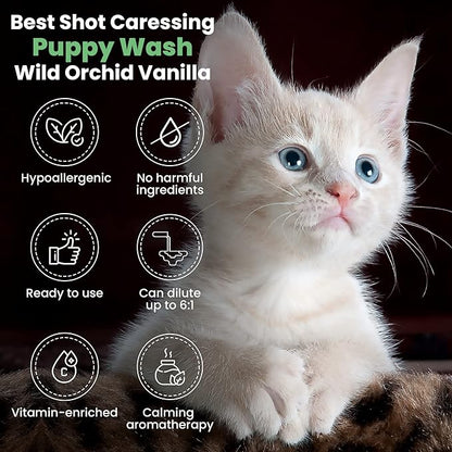 Best Shot Scentament Spa Puppy Conditioner, Wild Orchid Vanilla, 1 Gallon
