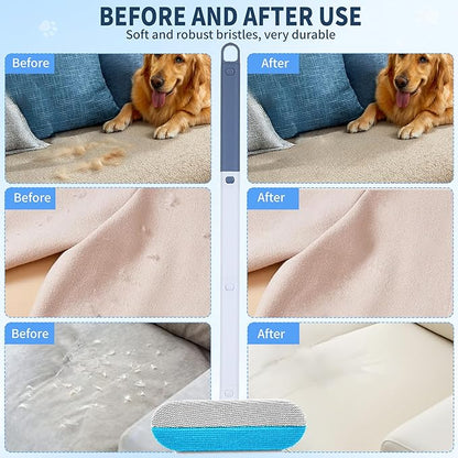 Multifunctional Pet Hair Remover for Furniture - 23.2 Inch, Reusable, Washable Effective Lint Cleaner Removal Tool for Dog and Cat Hair, Gentle on Couch, Carpet, Bedding, Clothes
