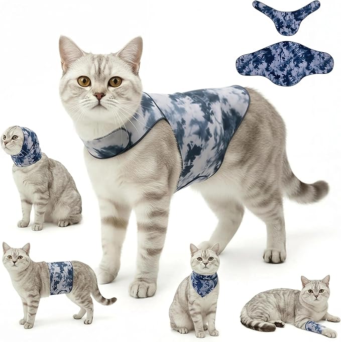 DAJIDALI® Dog & Cat Anxiety Vest & Female Spay Recovery Suit – Silent No-Velcro Calming Wrap – Universal Fit for All Breeds (Including Corgi & Frenchie)