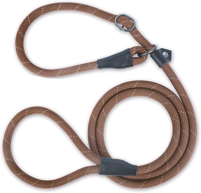 Reflective Slip Leads for Dogs 6FT, Slip Lead Dog Leash, Slip On Training Leash