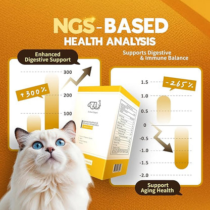 Dr. Kiwi O'dogcat Probiotics for Cats | Support Gut Health, Diarrhea, Digestive Health & Seasonal Allergies