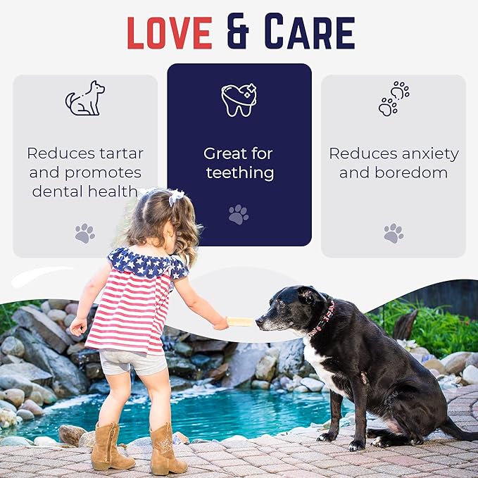 Devil Dog Pet Co. Himalayan Yak Cheese Dog Chews, Extra Large - 1 Pack, 100% Natural & Healthy, Lactose-Free, Long-Lasting Dog Treats, Premium Yak Milk Chew Bones for Dogs