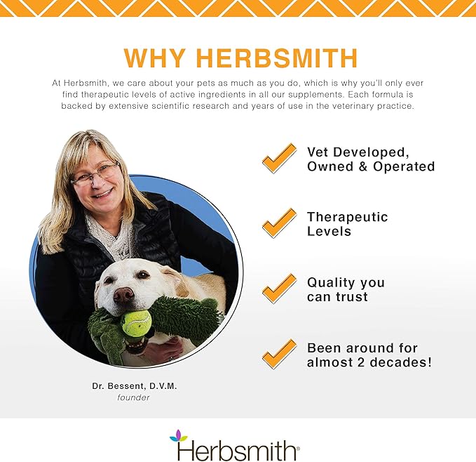 Herbsmith Scooter’s Butt Bars - Anal Gland and Bowel Support with Pumpkin Fiber for Dogs- Digestive Aid for Dogs - Dog Fiber Bars - Case of 8 Large Bars