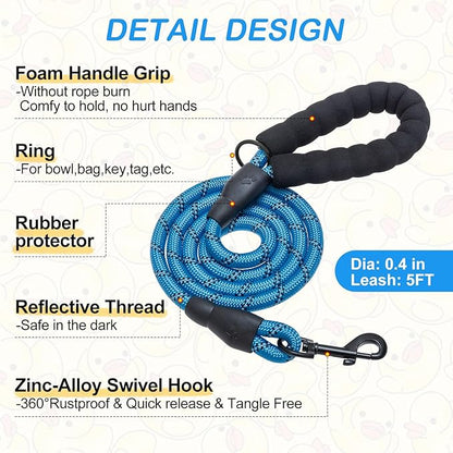 BEAUTYZOO Step in Dog Harness and Leash Set,Reflective Dog Harness No Pull No Choke Puppy Harness for Small Medium Large Dogs Cats,Soft Padded Mesh Vest Harnesses for Girl and Boy Pets, Duck Blue S