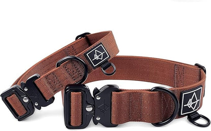 Made to ROAM Premium Dog Collar - Adjustable Heavy Duty Nylon Collar with Quick-Release Metal Buckle (Arizona Heartbeat, Classic Size 4)