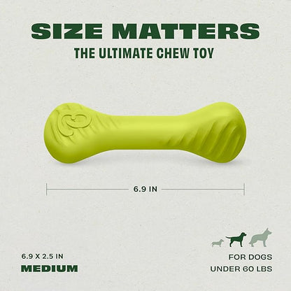 Benebone Natural Rubber Dog Bone Chew Toy, Natural Rubber