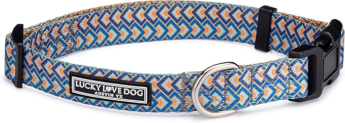 Lucky Love Dog Collars, Comfortable, Soft, Cute Dog Collar for Medium Dogs, Murphy, Medium