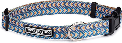 Lucky Love Dog Collars, Comfortable, Soft, Cute Dog Collar for Medium Dogs, Murphy, Medium