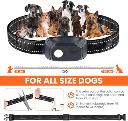VUMXPE Dog Shock Collar - 4000FT Remote Training Collar with 4 Modes & LED Lights, IP67 Waterproof, Rechargeable E Collar for Small to Large Dogs (8-150 Lbs), Green