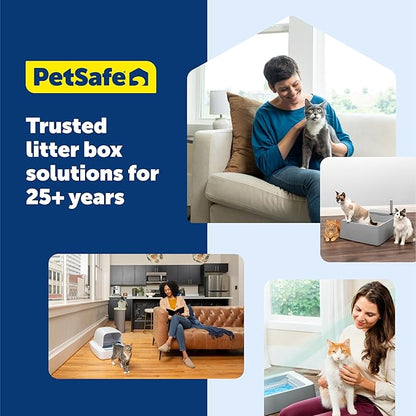 PetSafe ScoopFree OpenSky Automatic Self-Cleaning Cat Litter Box - Hands-Free Cleaning - Odor Control Litter System - App Controlled with Health Monitoring - Multi-Cat Compatible
