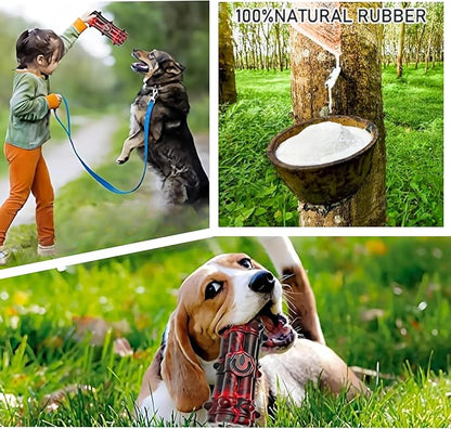 Homipooty Indestructible Chew Toy for Aggressive Large Medium Breed Dogs - Squeaky, Interactive, Tough Durable Toothbrush for Dog Birthday