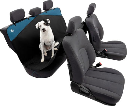 Kurgo Rover Hammock - Dog Seat Mat - Waterproof Cover - Dog Bench Shield - Machine Washable - 63" Wide - Black