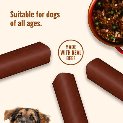 Nutrish Soup Bones Premium Dog Chews with Real Beef and Barley, 3 Chews (Rachael Ray) (Pack of 8)