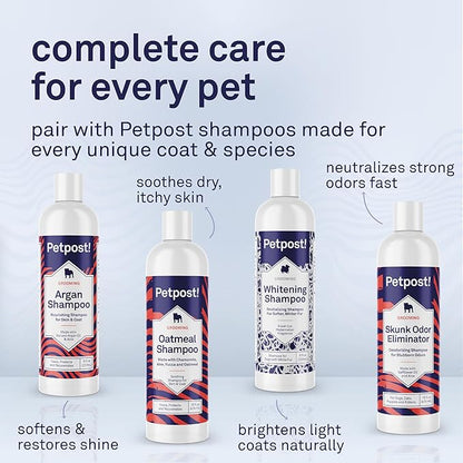 Petpost | Ferret Shampoo. Deodorizing & Moisturizing Formula for Ferrets and Small Animals. Supports Healthy Skin & Coat. 8 oz
