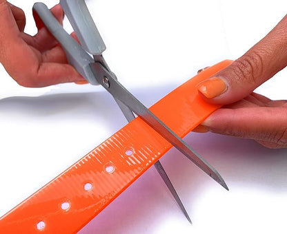 Sparky Pet Co - Apollo ECollar Replacement Strap - Dog Collar - Waterproof Biothane - Adjustable - Double Buckle - Quick Snap Metal Clasp - for Invisible Fence Systems - 3/4" x 28" (Reflective Blue)