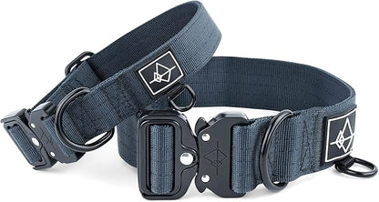 Made to ROAM Premium Dog Collar - Adjustable Heavy Duty Nylon Collar with Quick-Release Metal Buckle (Colorado Nightsky, Classic Size 2)