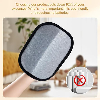XSDLSSLY Pet Hair Removal Gloves for Cats and Dogs. The Latest Reusable electrostatic pet Hair Removal Gloves.Pet Hair Removal Tool Suitable for Sofas, Bed Sheets, Clothing, and car Seats（2Pcs ）