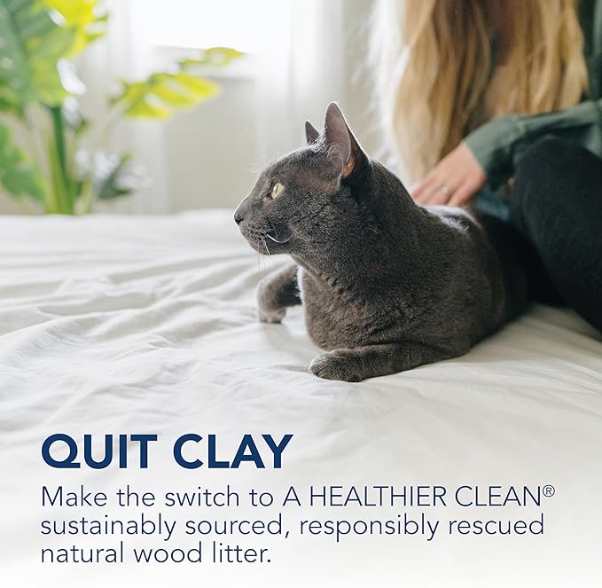 ökocat Multi-Cat Wood Clumping Cat Litter, Unscented, 12.6 pounds - Natural Ingredients, Obliterates Odors with Natural Odor Neutralizer, Clumps Solid, 99% Dust Free, Great for Multiple Cats