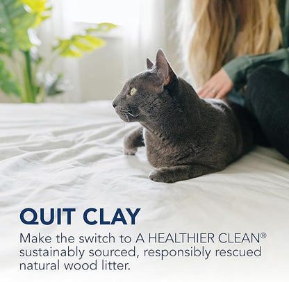 ökocat Multi-Cat Wood Clumping Cat Litter, Unscented, 26 pounds XL - Natural Ingredients, Obliterates Odors with Natural Odor Neutralizer, Clumps Solid, 99% Dust Free, Great for Multiple Cats