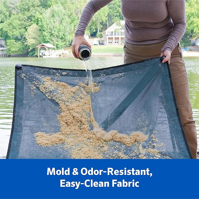 Coolaroo On-The-Go Elevated Dog Bed Kit – Portable & Cooling Travel Cot with HeatShield Fabric for Small Dogs, Lightweight & Compact, Includes Matching Carry Bag & Everglade Green Bonus Cover, Small