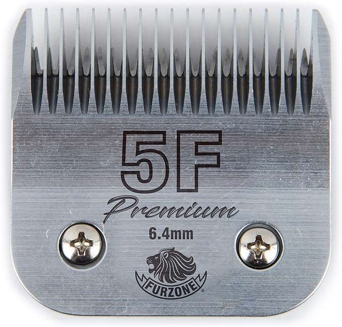 FURZONE Detachable Blade - Size 5F Blade 1/4", Made of Extra Durable Japanese Steel, Compatible with Most Andis, Oster, Wahl A5 Clippers