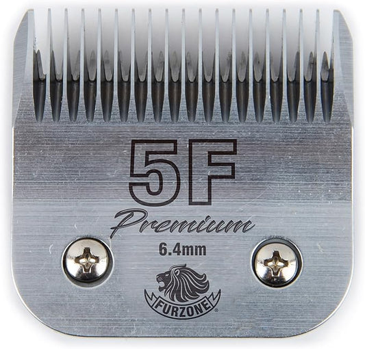 FURZONE Detachable Blade - Size 5F Blade 1/4", Made of Extra Durable Japanese Steel, Compatible with Most Andis, Oster, Wahl A5 Clippers
